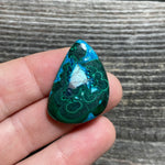 Malachite and Chrysocolla Cabochon - 18