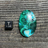 Malachite and Chrysocolla Cabochon - 22