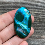 Malachite and Chrysocolla Cabochon - 25