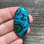 Malachite and Chrysocolla Cabochon - 26