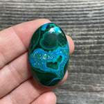 Malachite and Chrysocolla Cabochon - 27