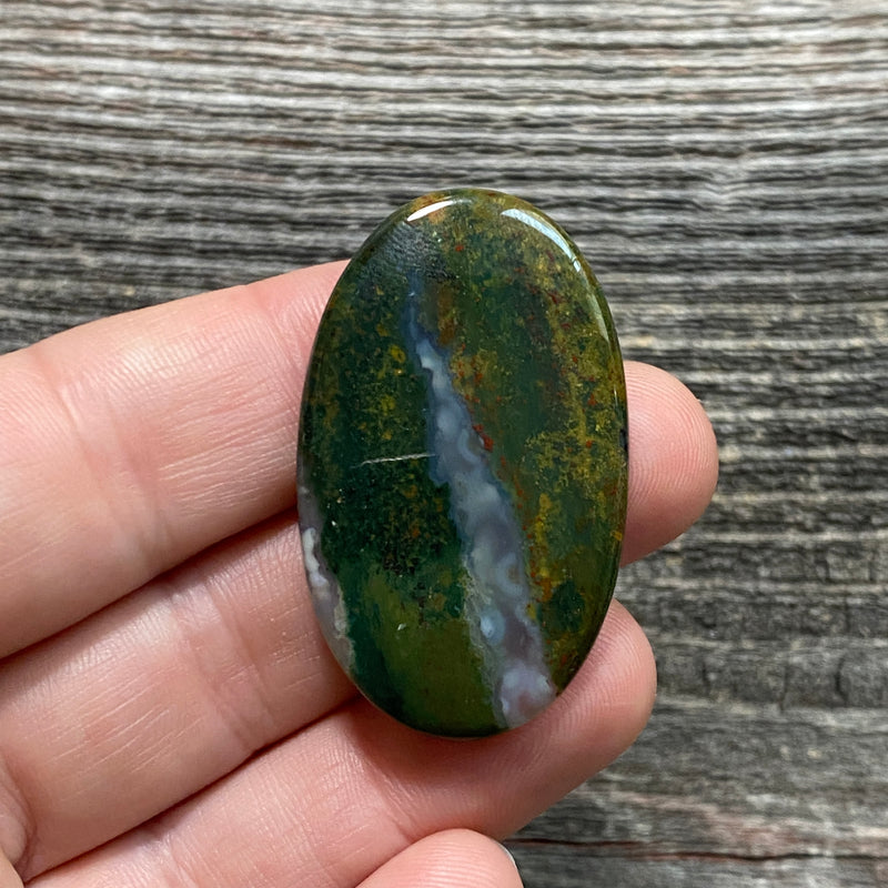 Bloodstone Cabochon - 16