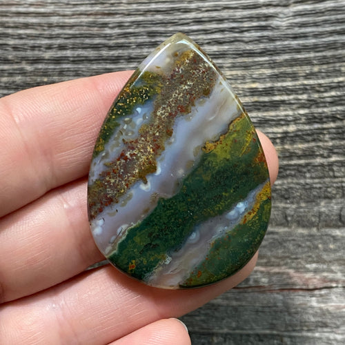 Bloodstone Cabochon - 21