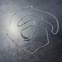 Sterling Silver Fine Figaro Chain 20"