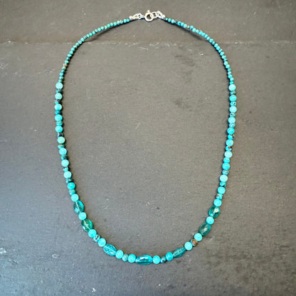Clarity & Truth Talisman: Apatite, Amazonite and Turquoise Gemstone Necklace
