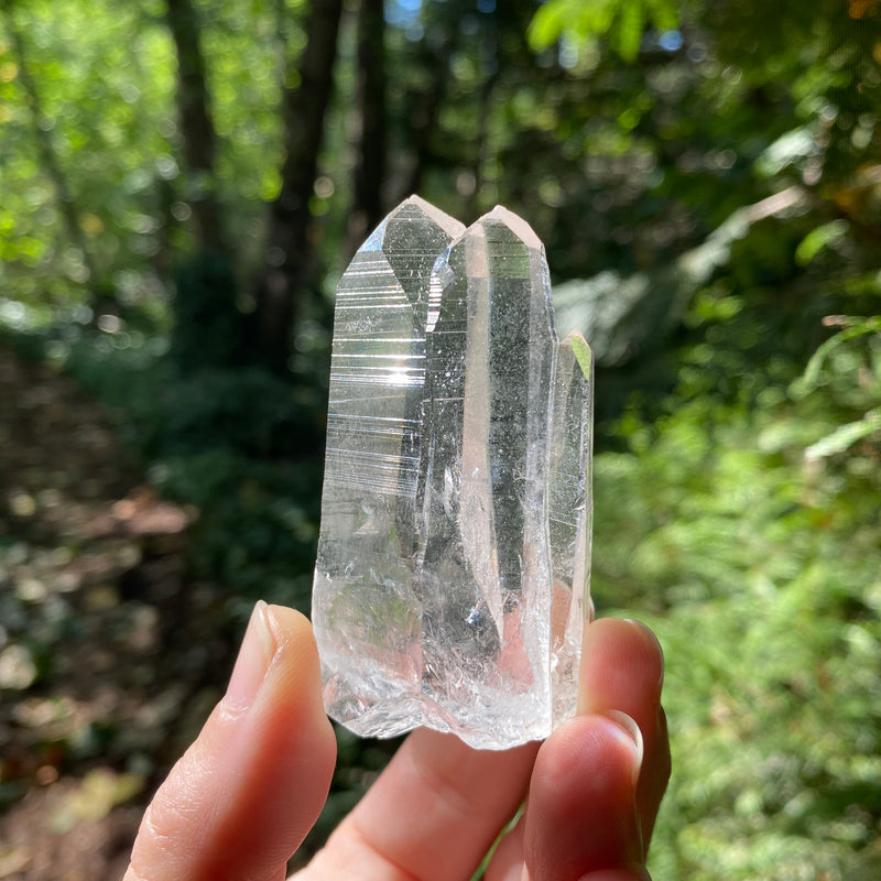 Lemurian Quartz "Triple Goddess" Crystal - 196