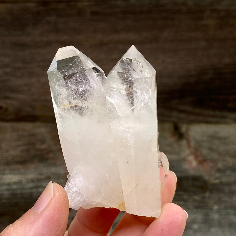 Lemurian Quartz Twin Crystal