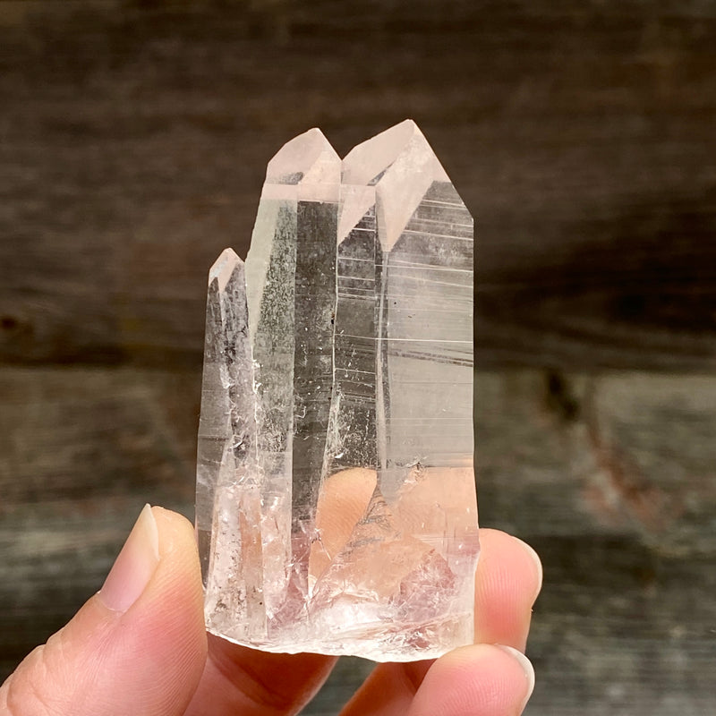 Lemurian Quartz "Triple Goddess" Crystal - 196