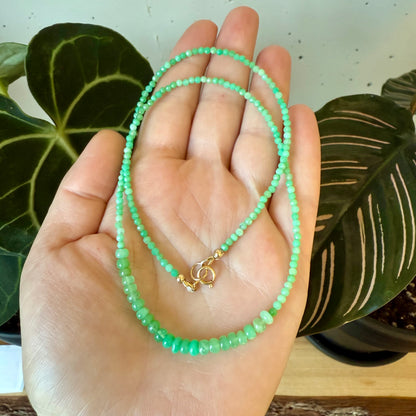 Chrysoprase Necklace