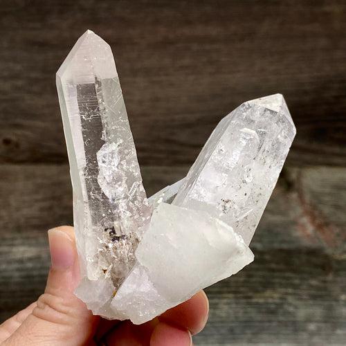 Lemurian Quartz Crystal Cluster