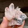 Pink Lemurian Quartz Cluster - 24