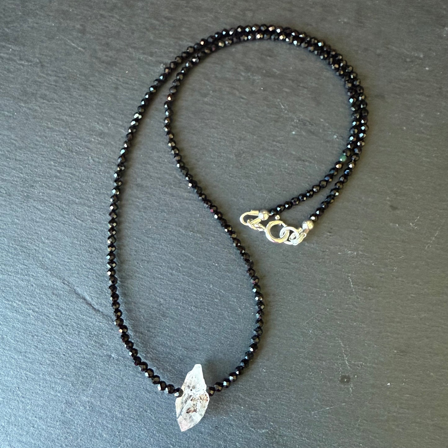Protection Talisman: Super 7 / Sacred 7, and Black Tourmaline Crystal Necklace
