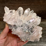 Pink Lemurian Quartz Cluster - 26