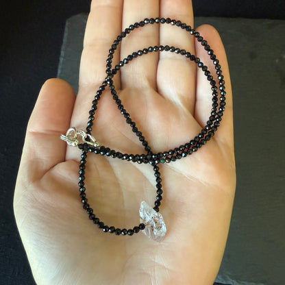 Protection Talisman: Super 7 / Sacred 7, and Black Tourmaline Crystal Necklace