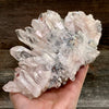 Pink Lemurian Quartz Cluster - 26