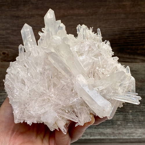 Lemurian Quartz Crystal Cluster