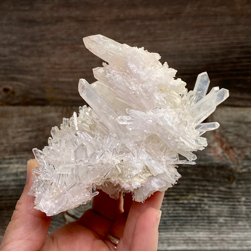 Lemurian Quartz Crystal Cluster