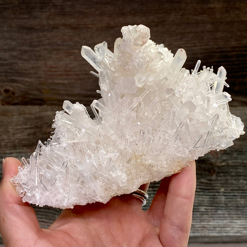 Lemurian Quartz Crystal Cluster