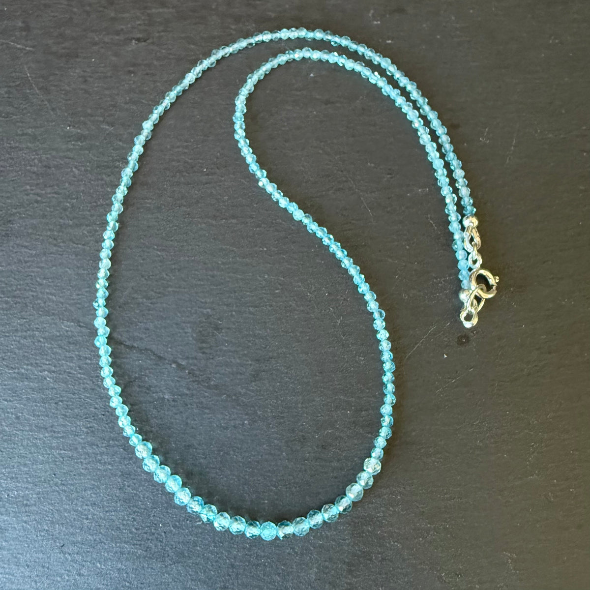 Blue Topaz Necklace