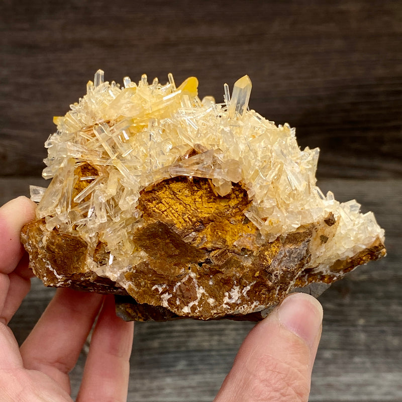 Mango Quartz Crystal Cluster