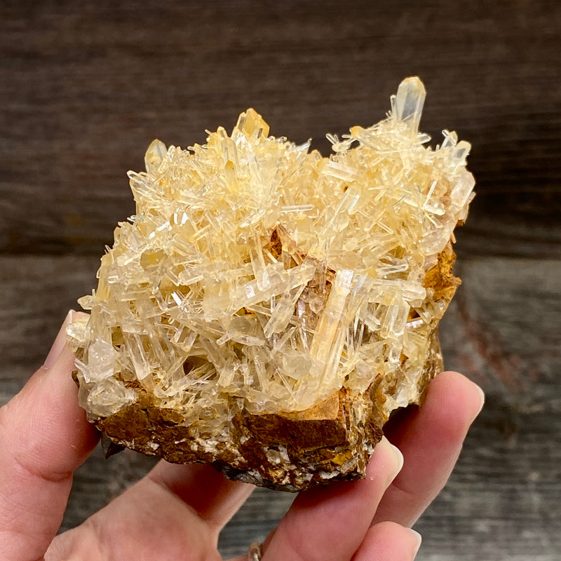 Mango Quartz Crystal Cluster