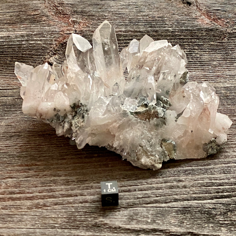 Pink Lemurian Quartz Cluster - 26