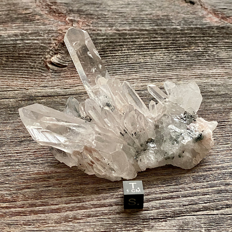 Pink Lemurian Quartz Cluster - 25