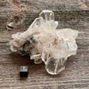 Pink Lemurian Faden Quartz Cluster