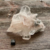 Pink Lemurian Faden Quartz Cluster