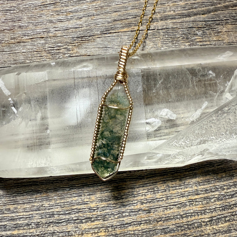 Moss Agate Pendant
