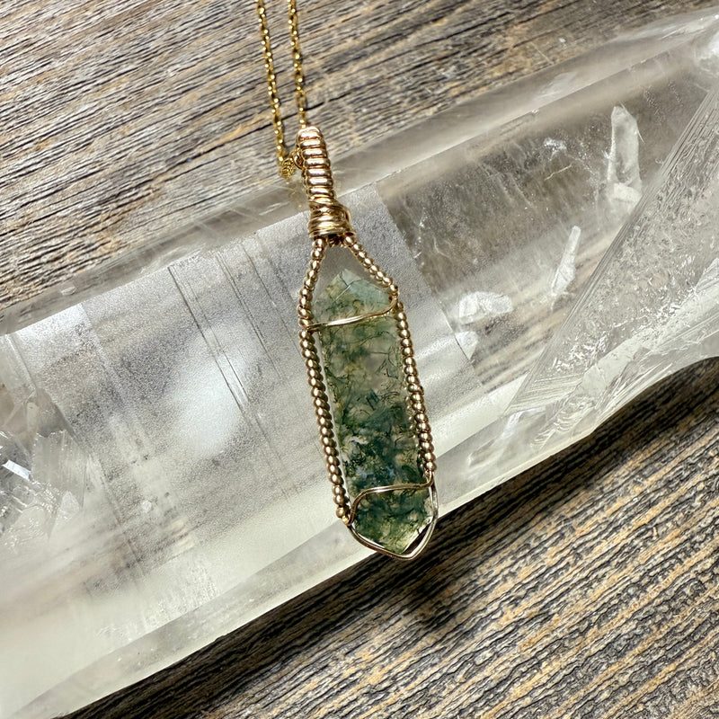Moss Agate Pendant