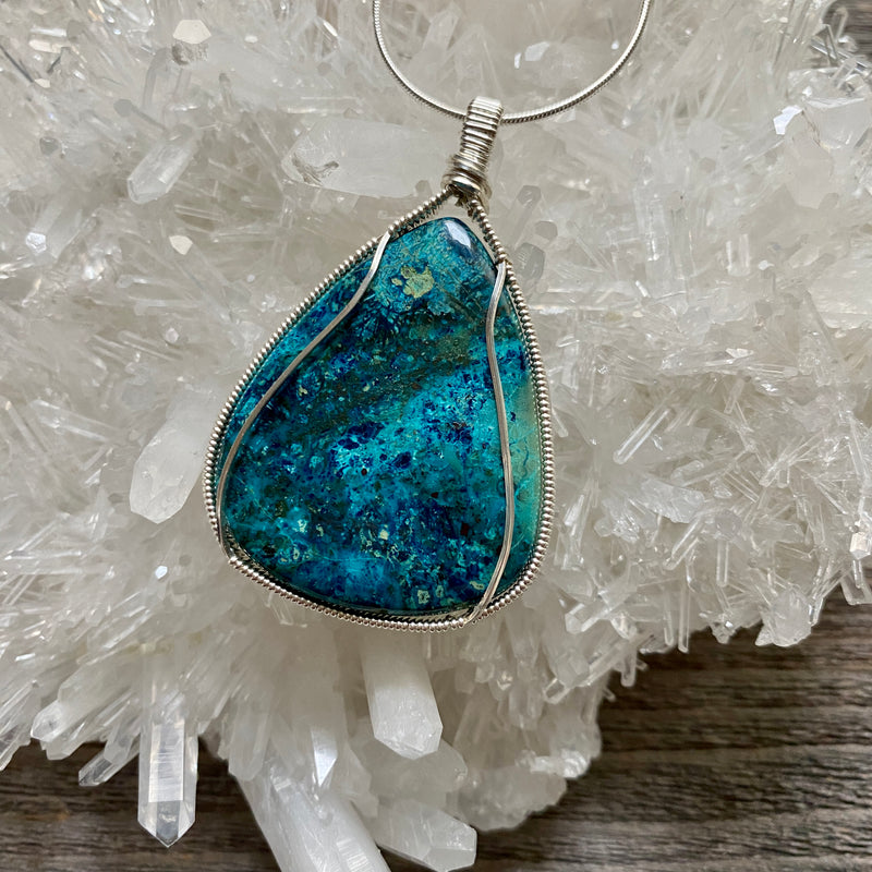 Chrysocolla Pendant