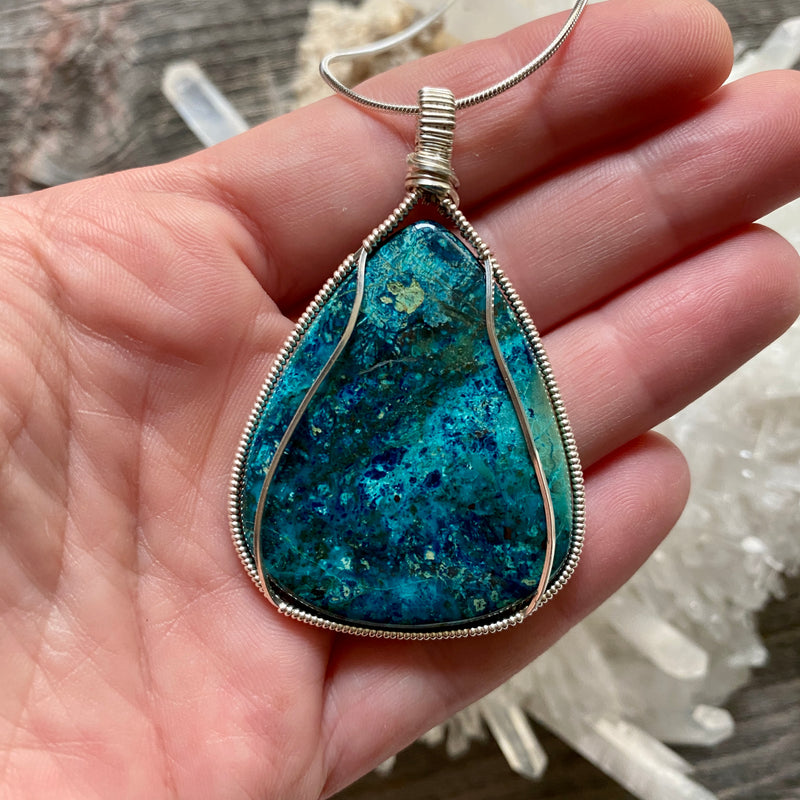 Chrysocolla Pendant