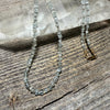 Aquamarine, Labradorite and Moonstone Gemstone Necklace