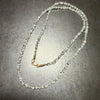 Aquamarine, Labradorite and Moonstone Gemstone Necklace