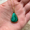 Malachite and Chrysocolla Pendant