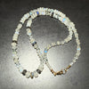 Aquamarine, Labradorite and Moonstone Gemstone Necklace