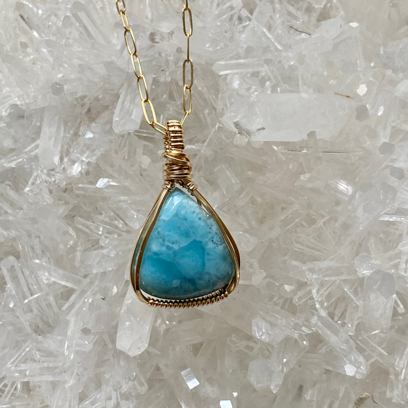 Larimar Pendant