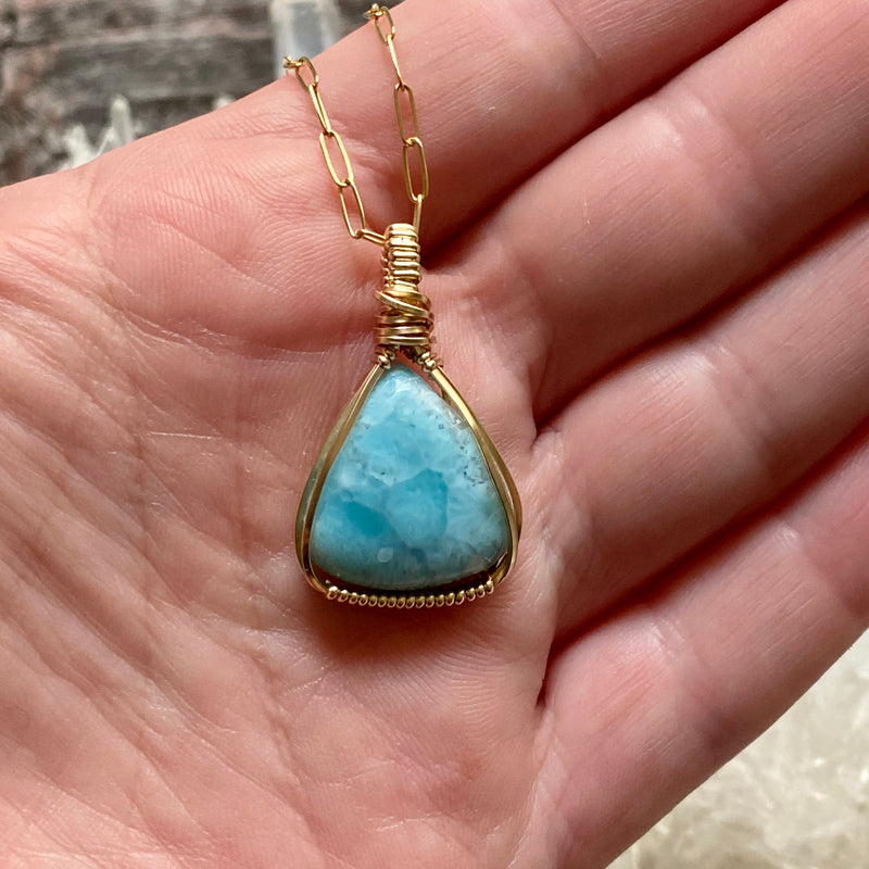 Larimar Pendant