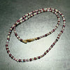 Garnet and Labradorite Gemstone Necklace