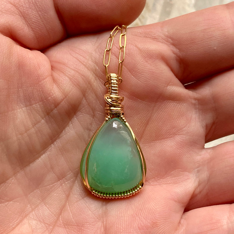 Chrysoprase Pendant