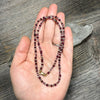 Garnet and Labradorite Gemstone Necklace