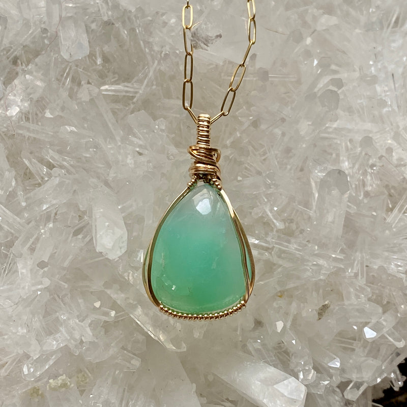 Chrysoprase Pendant