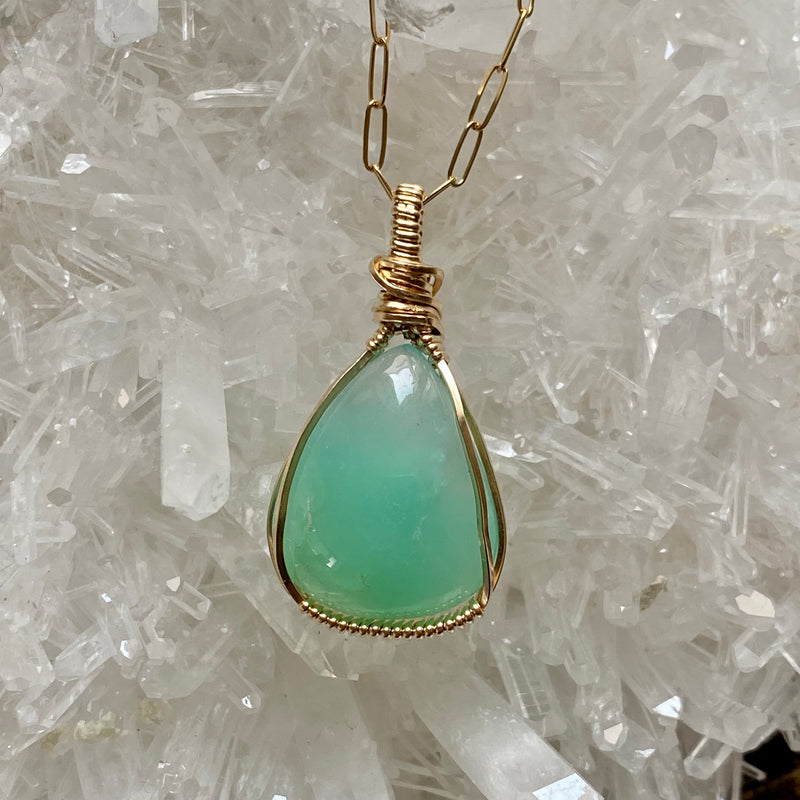 Chrysoprase Pendant