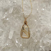 Rutilated Quartz Pendant