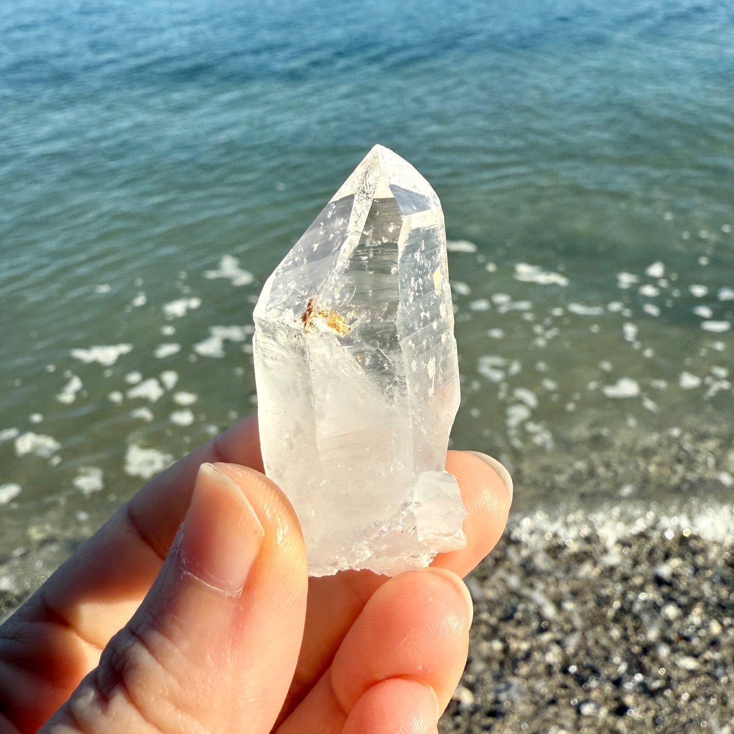 Lemurian Quartz Self-Healed Crystal