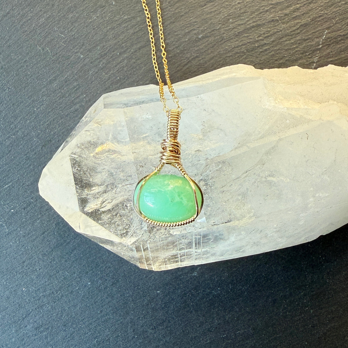Chrysoprase Pendant