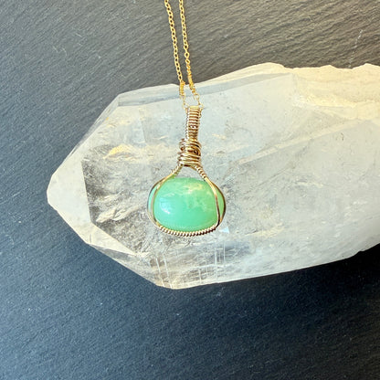 Chrysoprase Pendant