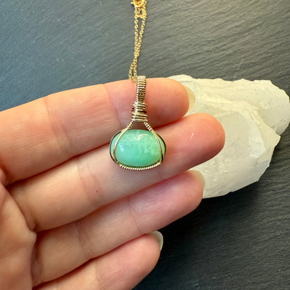 Chrysoprase Pendant