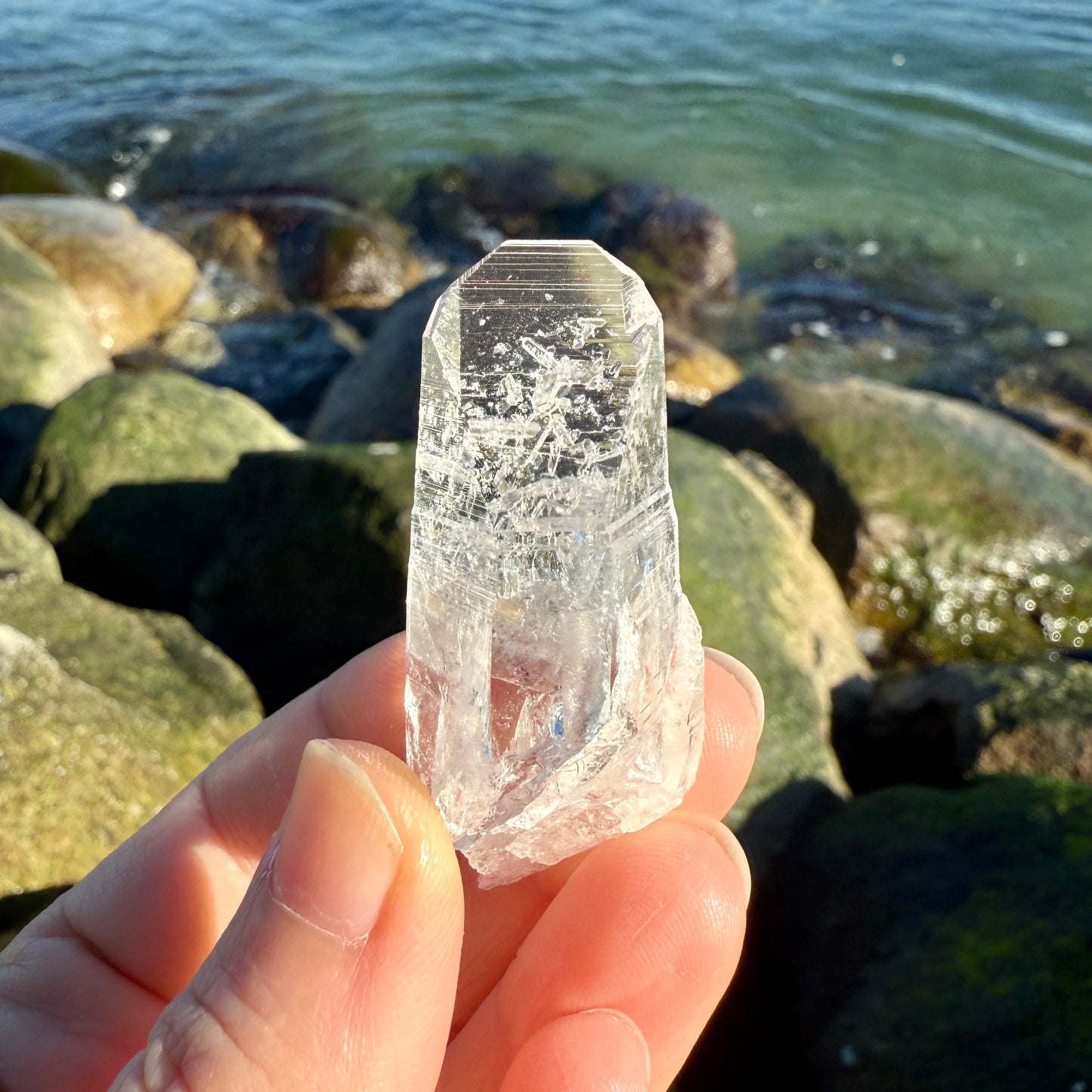 Lemurian Quartz Crystal